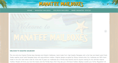 Desktop Screenshot of manateemailboxes.com