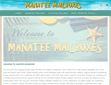 Tablet Screenshot of manateemailboxes.com